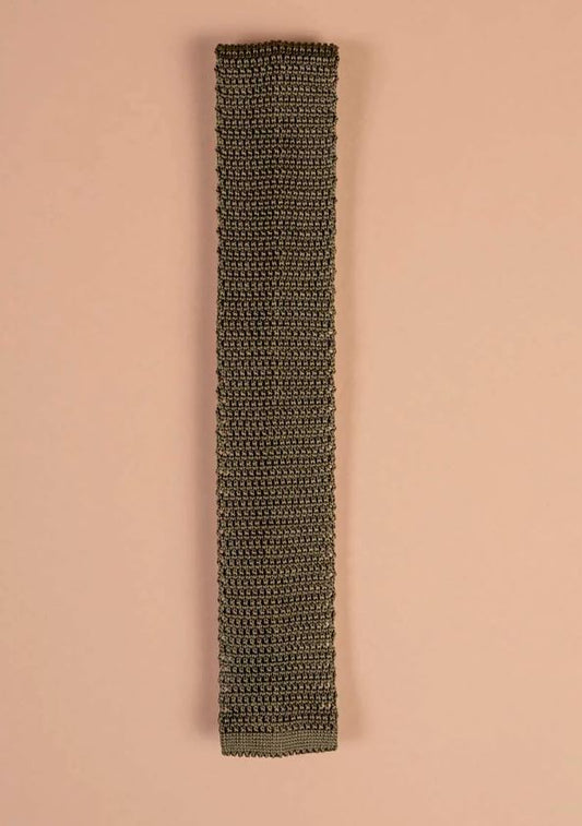 Knit Silk Tie