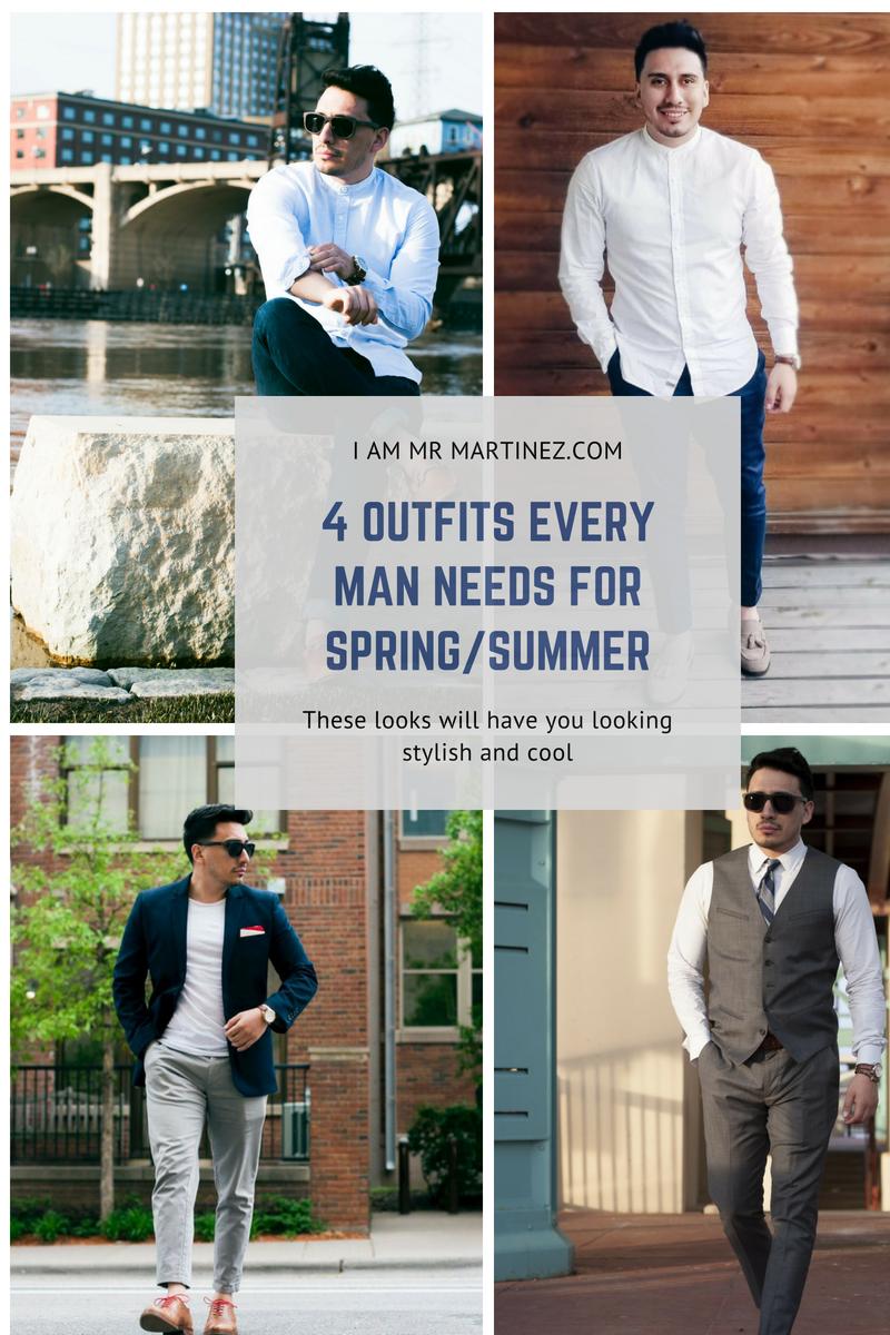 4 Spring/Summer Mens Style Looks | Any Gent Can Pull These Off!