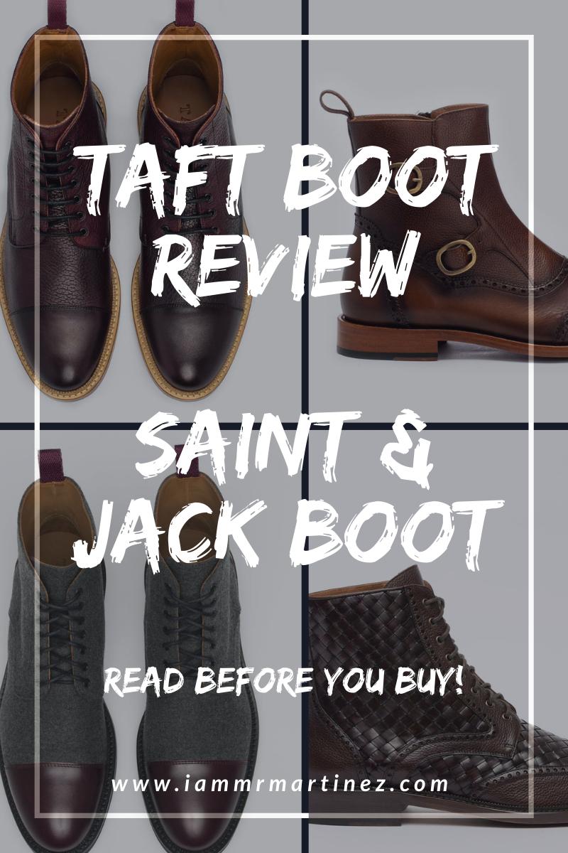 Taft Clothing Boot Review (Saint &amp; Jack Boot) | Are Taft Boots Worth The Price? Read Before You Buy!