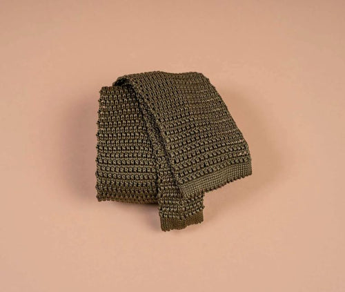 Knit Silk Tie