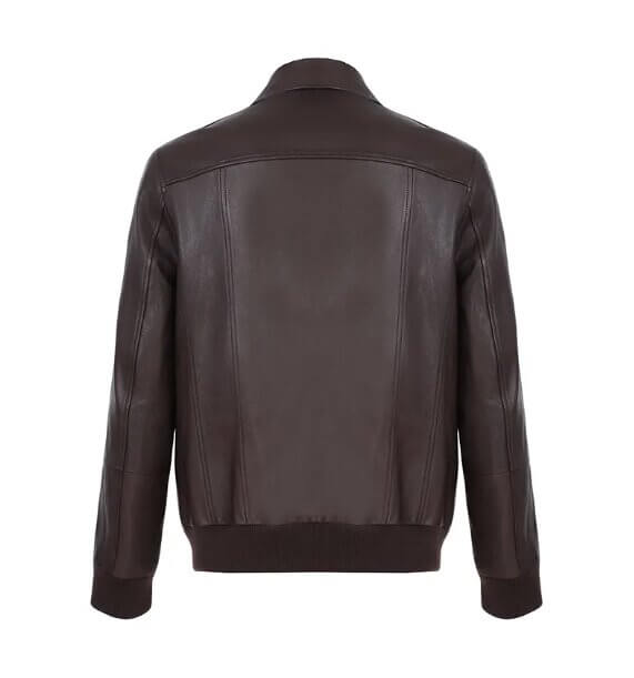 Leather Bomber Jacket