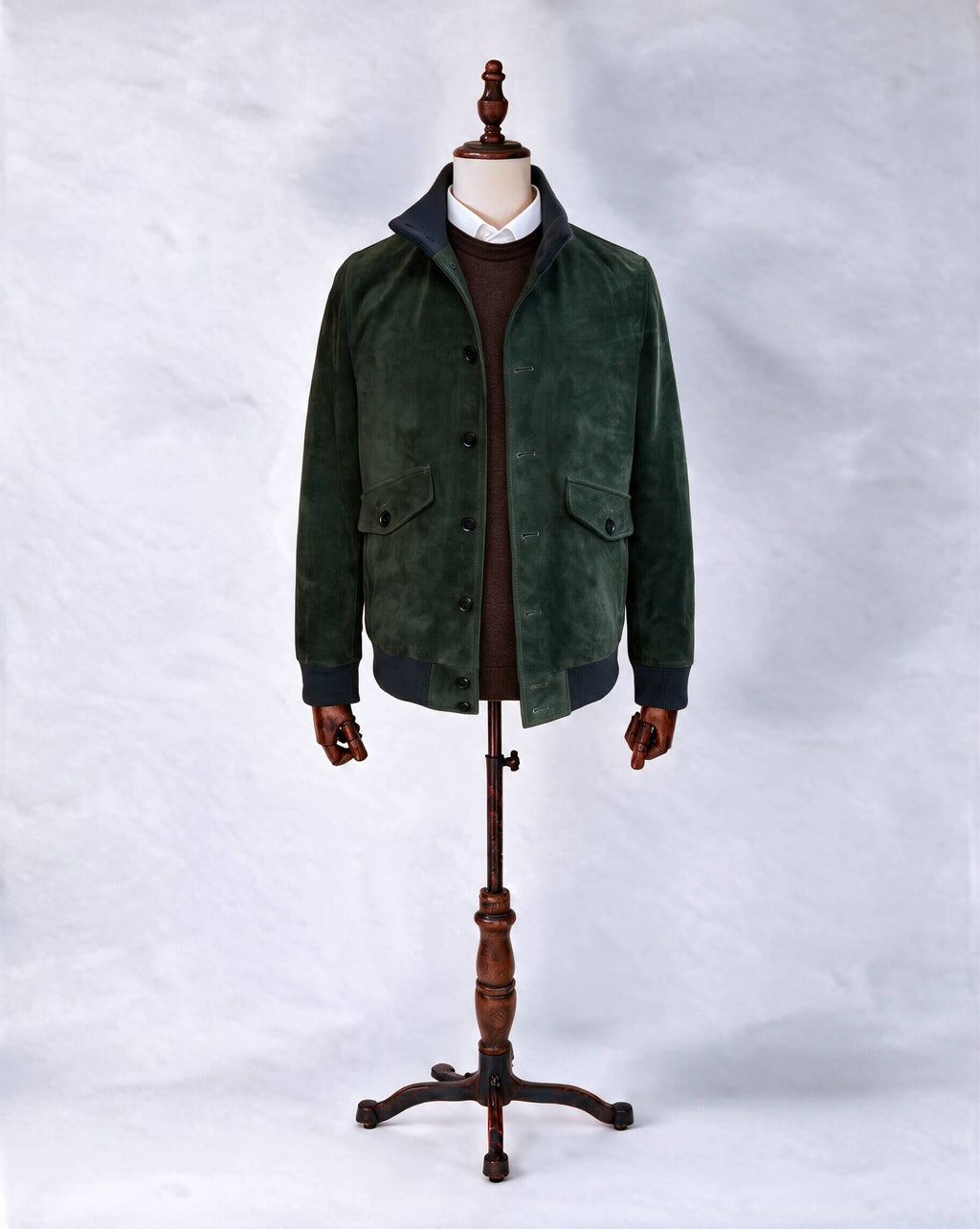 Suede Bomber Jacket