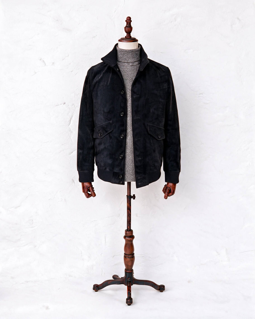 Suede Bomber Jacket