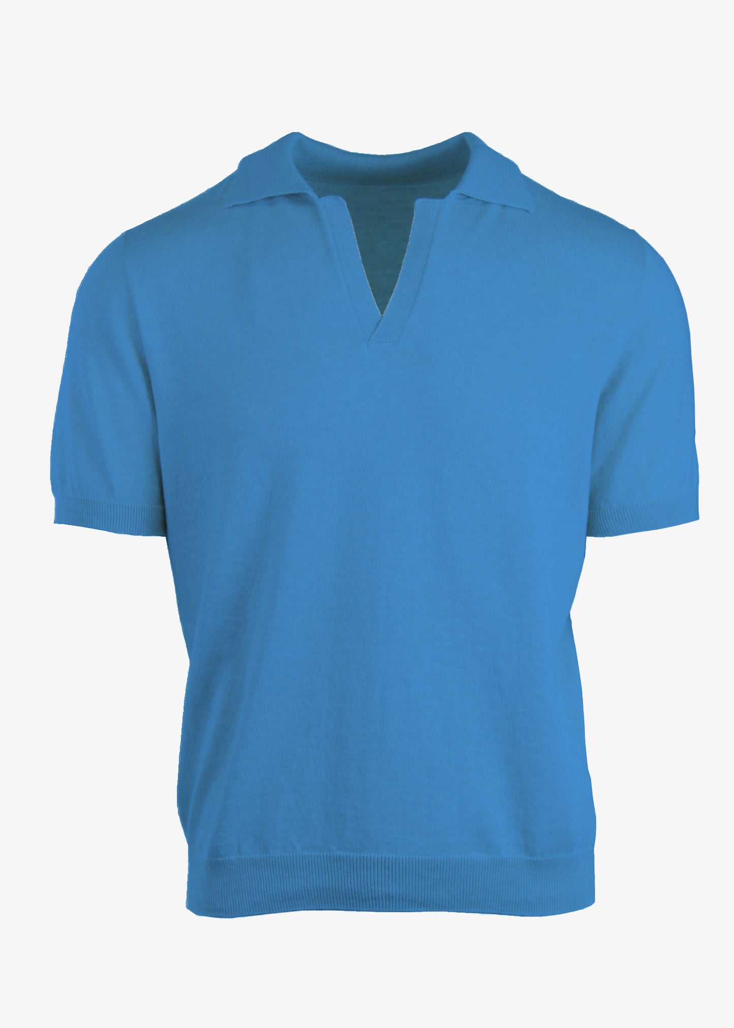 light blue luxury polo