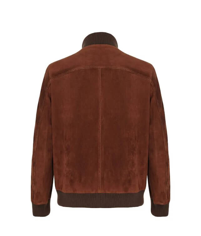 Suede Bomber Jacket