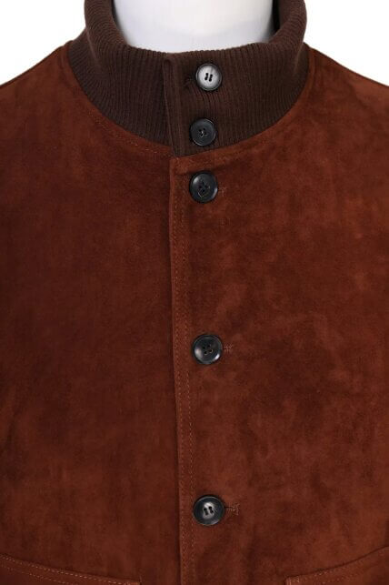 Suede Bomber Jacket