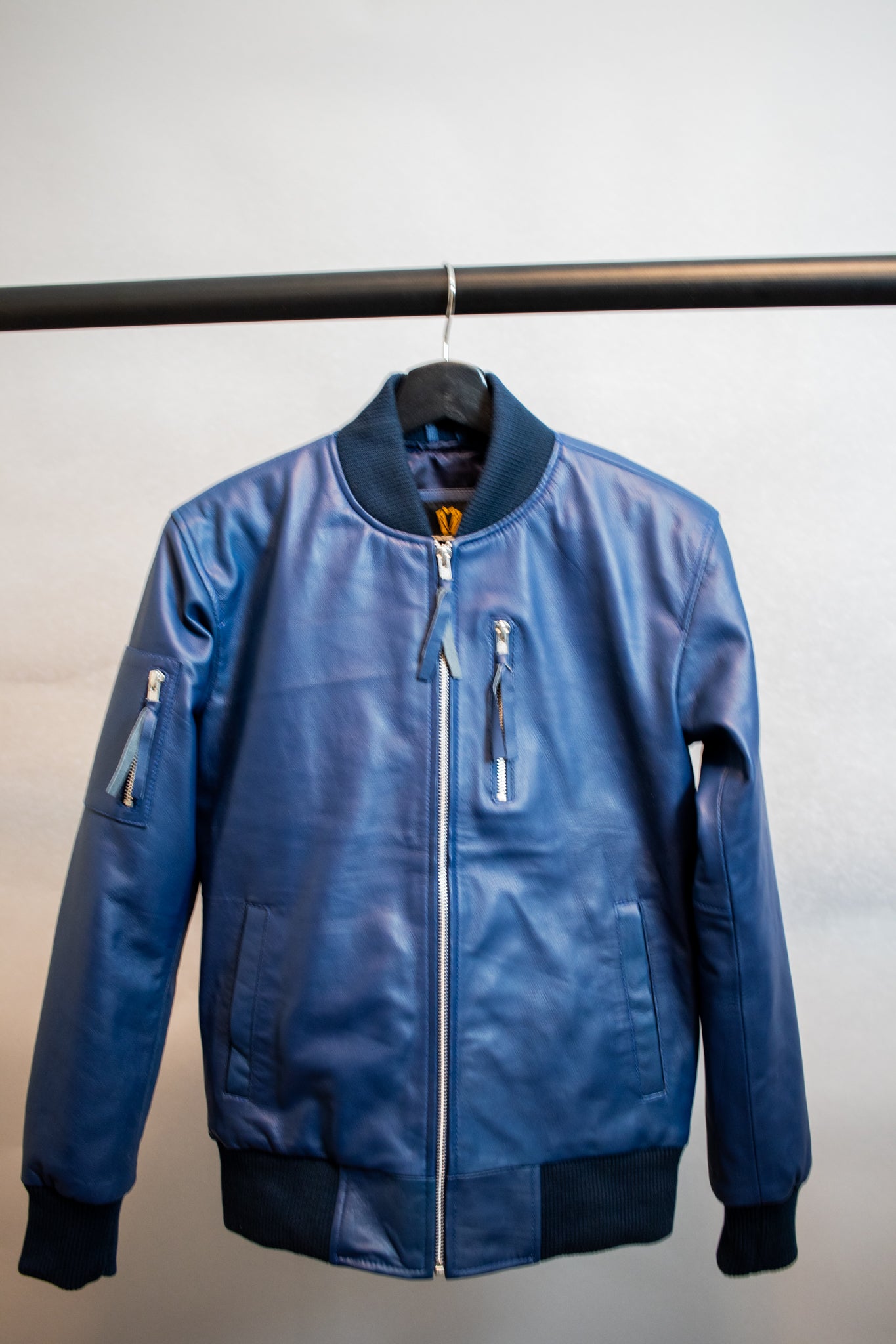 Bomber Leather Jacket | Bomber Jacket | By Mr Martinez Custom Clothing