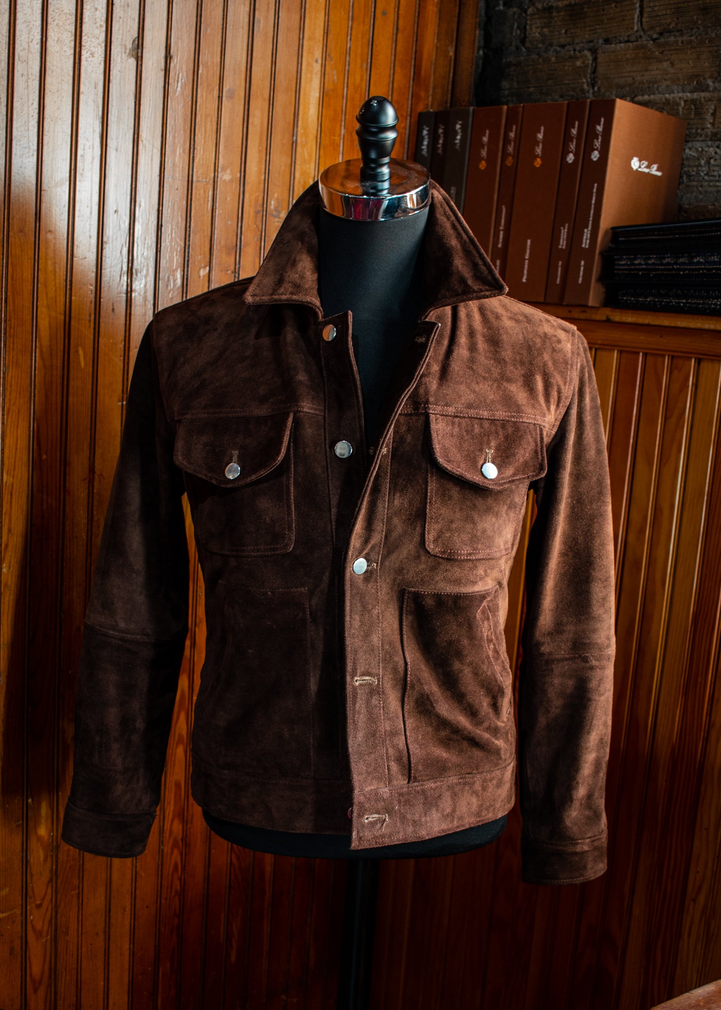 Leather Trucker Jacket | Tucker Jacket| By Mr Martinez Custom Clothing