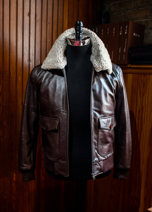 Leather Flight Jacket | Flight Jacket | By Mr Martinez Custom Clothing