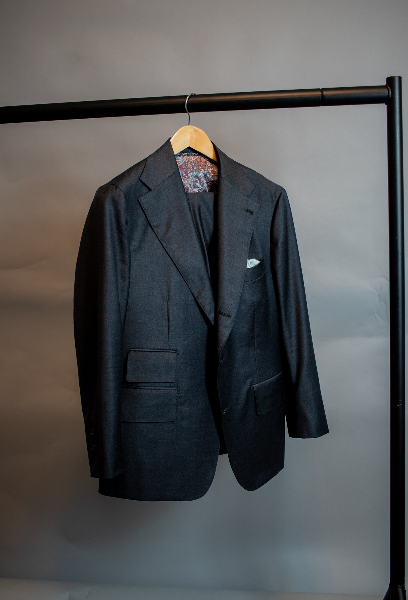 Men's Charcoal Suit | Charcoal Suit | By Mr Martinez Custom Clothing