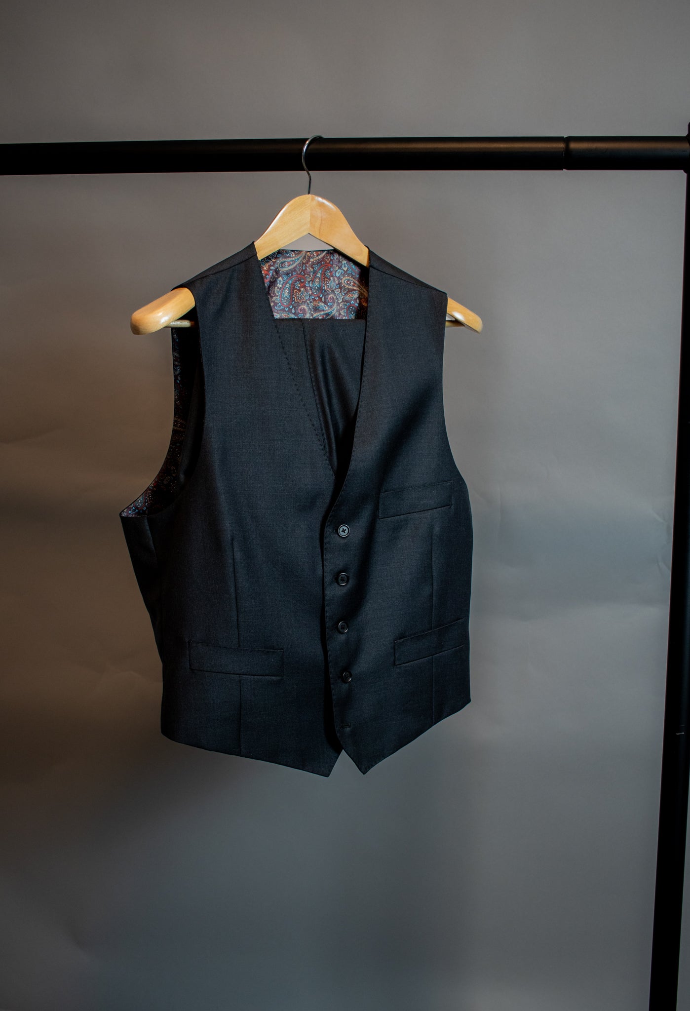 Men's Charcoal Suit | Charcoal Suit | By Mr Martinez Custom Clothing